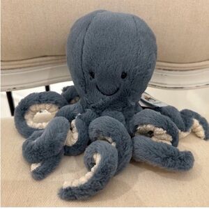 Jellycat Blue Octopus Stuffed Animal